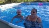 pool time with mommy